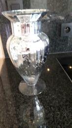 Vaas in kwik zilver hoogte 31 cm, Ophalen of Verzenden, Zo goed als nieuw