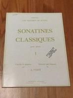 Partitions : Sonatines classiques pour piano FERTE, Musique & Instruments, Partitions, Piano, Utilisé, Enlèvement ou Envoi, Classique