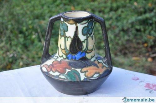 §vase art déco aux deux anses bergen restauré, Antiquités & Art, Antiquités | Vases, Enlèvement ou Envoi