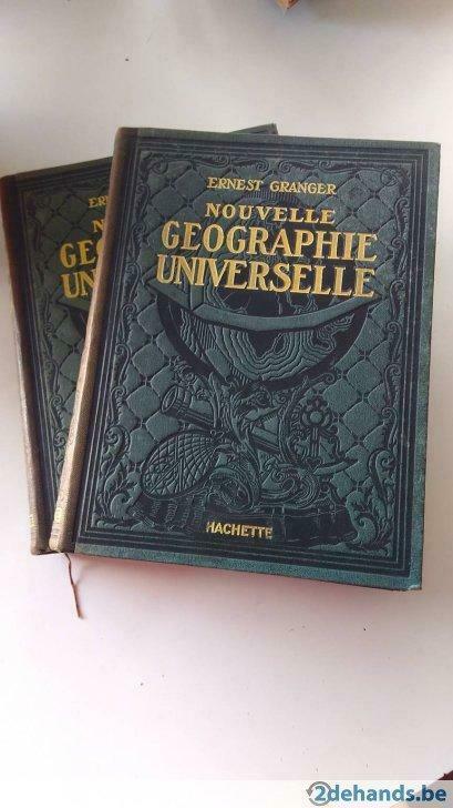 Nouvelle Géographie Universelle - 1922, Antiek en Kunst, Antiek | Boeken en Manuscripten