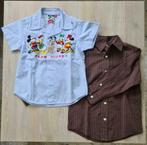 Hemdjes jongen maat 104 - 2 stuks, Kinderen en Baby's, Kinderkleding | Maat 104, Overhemd of Blouse, Ophalen of Verzenden, Zo goed als nieuw