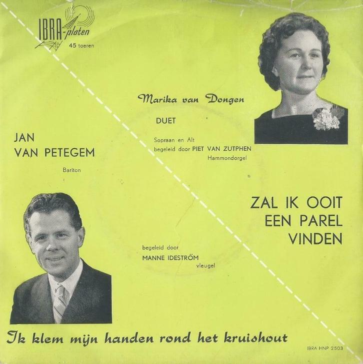 Marika van Dongen – Zal ik ooit een parel vinden - Single, Cd's en Dvd's, Vinyl Singles, Gebruikt, Single, Nederlandstalig, 7 inch