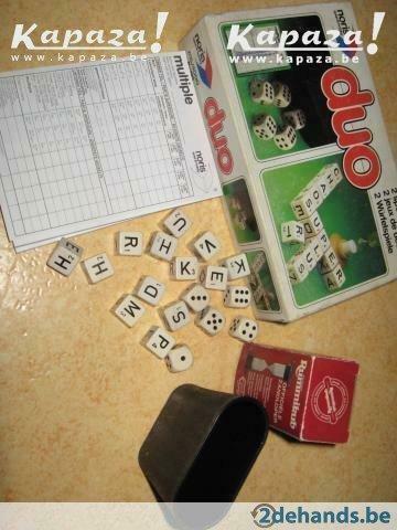 Spelletjes Duo, Hobby en Vrije tijd, Gezelschapsspellen | Overige, Gebruikt, Ophalen of Verzenden