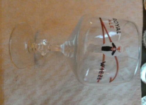 #I bier glas ROYAL ALE Brouwerij Van Roy - Wieze, Verzamelen, Glas en Drinkglazen, Gebruikt, Bierglas, Ophalen of Verzenden