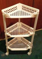 Urgent! 1 étagère De Coin sur roulettes rangement divers, Enlèvement, Utilisé, Moins de 140 cm, 70 à 85 cm
