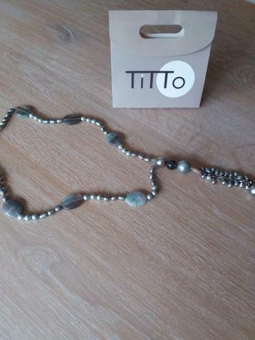 Lange halsketting Titto., Ophalen of Verzenden, Nieuw