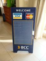 Paneel publiciteit Visa Mastercard BCC publiciteitsbord, Verzamelen, Ophalen, Gebruikt