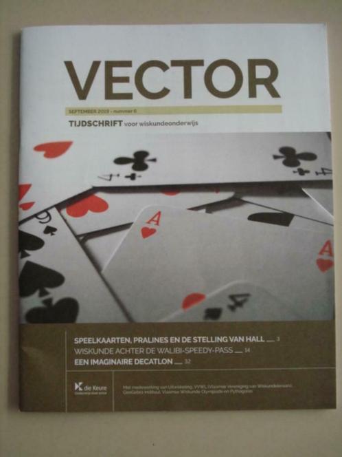 Vector Tijdschrift voor wiskundeonderwijs 2019 nummer 6, Livres, Livres scolaires, Comme neuf, Mathématiques A, Autres niveaux