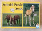 Puzzel SCHMIDT - 2x 48 st. - 263x178mm (zn3724), Comme neuf, 10 à 50 pièces, Enlèvement ou Envoi