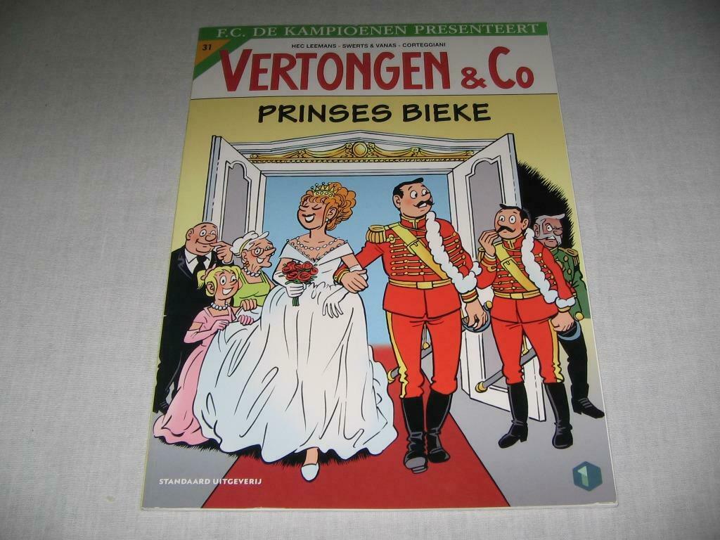 Vertongen & Co nr 31 : Prinses Bieke - eerste druk, Eén stripboek, Verzenden, Nieuw