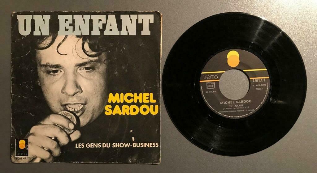Vinyle de Michel Sardou -, Ophalen of Verzenden, Gebruikt, Overige genres, Single