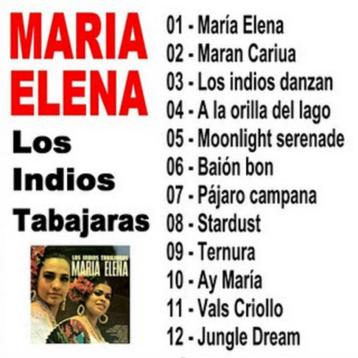 Los Indios Tabajaras - Maria Helena 1963, Enlèvement ou Envoi, Autres formats