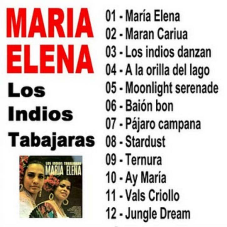 Los Indios Tabajaras - Maria Helena 1963, Cd's en Dvd's, Vinyl | Overige Vinyl, Overige formaten, Ophalen of Verzenden