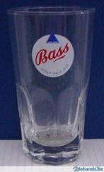 Bier brouwerij glas Bass rond kenteken Lamot Mechelen, Verzamelen, Ophalen of Verzenden, Gebruikt