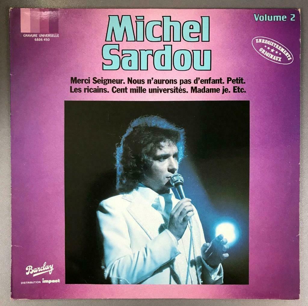 Vinyle de Michel Sardou: "Volume 2", Ophalen of Verzenden
