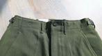 Pantalon Field Wool Serge Trousers Olive Green guerre Corée., Enlèvement ou Envoi