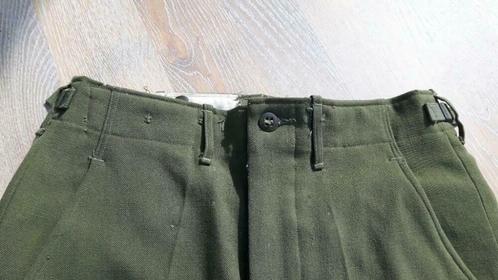 Pantalon Field Wool Serge Trousers Olive Green guerre Corée., Collections, Objets militaires | Général, Enlèvement ou Envoi