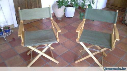 Paire de fauteuils de plage pliants  années 50, Antiek en Kunst, Antiek | Woonaccessoires, Ophalen