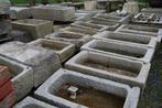 Jardinière,bac,auge en pierre bleue (beaucoup de dimensions), Enlèvement, Utilisé