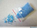 Perles - Rocailles - Sac de 50 gr. Bleu nacré multicolore, Hobby en Vrije tijd, Nieuw, Kraal