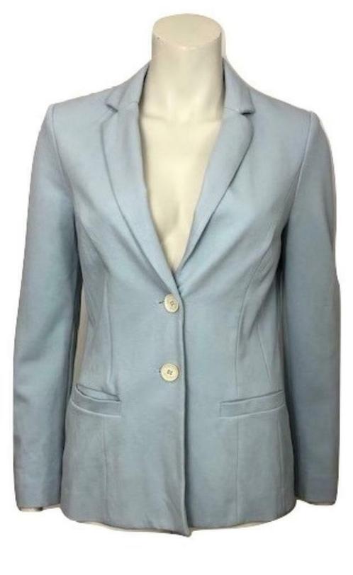 Marccain blazer, vest, jasje - 2, Kleding | Dames, Jasjes, Kostuums en Pakken, Zo goed als nieuw, Jasje, Maat 38/40 (M), Blauw