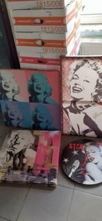 Lot de cadres Marilyn Monroe + horloge: ensemble 10 euros, Collections, Musique, Artistes & Célébrités, Enlèvement