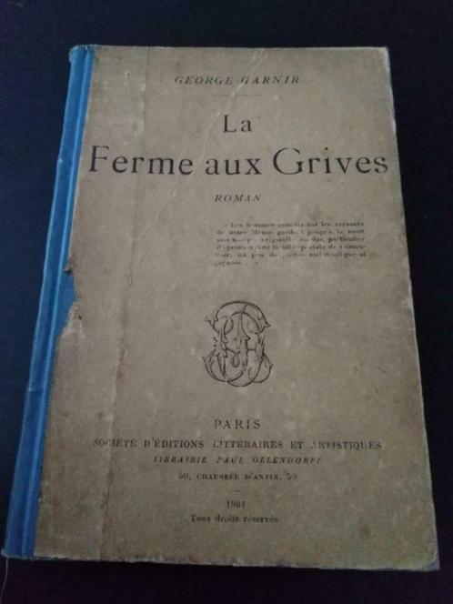 La ferme aux grives, George Garnir, Boeken, Literatuur, Gelezen, Ophalen of Verzenden
