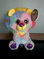 TY Beanie jungle leeuw peluche/knuffel 25cm, Enlèvement ou Envoi, Ours, Neuf