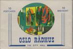 Postkaarten Stadhuis Oslo 1965, Verzamelen, Postkaarten | Buitenland, 1960 tot 1980, Overig Europa, Ongelopen, Ophalen of Verzenden