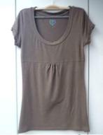 Tee-shirt Cache Cache - Taille 1, Comme neuf, Manches courtes, Brun, Taille 34 (XS) ou plus petite