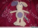knuffel konijn wit en paars happy horse(doos 47), Kinderen en Baby's, Speelgoed | Knuffels en Pluche, Ophalen of Verzenden, Nieuw