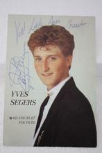 Vintage Fankaart van Yves Segers - Gehandtekend, Verzamelen, Foto's en Prenten, Gebruikt, Ophalen of Verzenden, Foto, 1980 tot heden