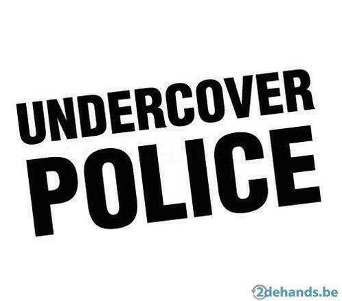 Undercover Police Stickers, Auto diversen, Autostickers, Verzenden