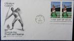 FIRST DAY COVER- U.S.A. SPEERWERPEN, Ophalen of Verzenden, Gestempeld, Sport