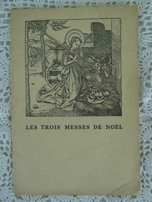 Kerst antiek boekje misboekje  Les trois messes de Noel 1950, Antiek en Kunst, Antiek | Boeken en Manuscripten, Ophalen of Verzenden