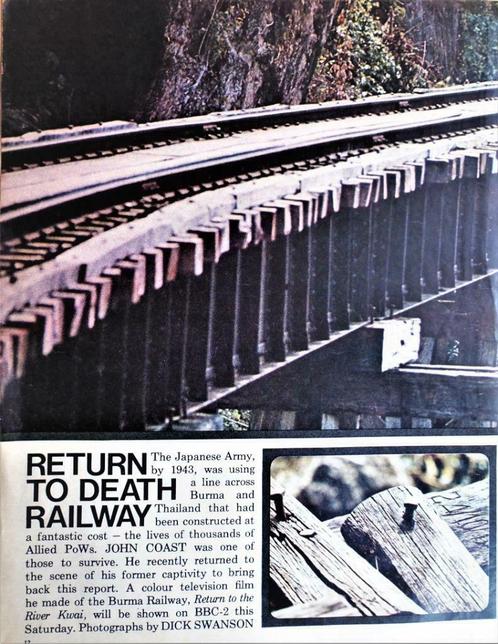 Return to death Railway (the Burma Railway/1943) - [1989], Collections, Objets militaires | Seconde Guerre mondiale, Autres, Enlèvement ou Envoi