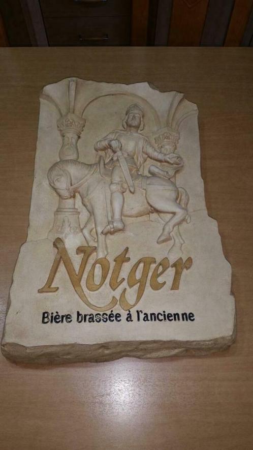 Enseigne publicitaire bière Belge Notger, Collections, Marques & Objets publicitaires, Comme neuf, Panneau publicitaire, Enlèvement