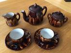 Antiek serviesje: 2x tas/2x ondertas/koffie-melk-suikerpotje, Ophalen, Bord(en)