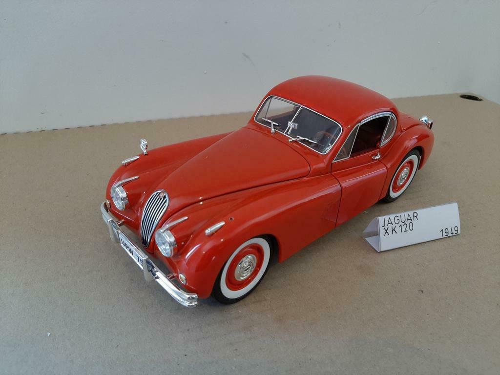 Jaguar XK 120 1943 Road Signature sans boite, Hobby & Loisirs créatifs, Voitures miniatures | 1:18, Enlèvement ou Envoi, Comme neuf