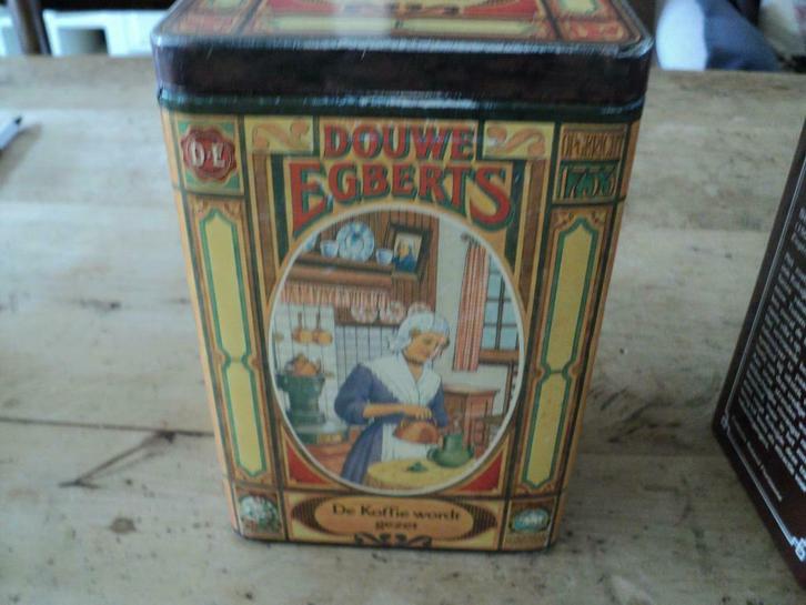 bewaardoos voor koffie, Verzamelen, Blikken, Koffie, Douwe Egberts, Ophalen of Verzenden