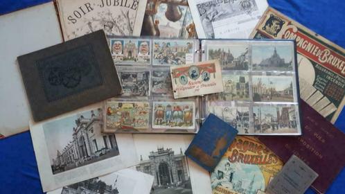 Bruxelles exposition 1910, Collections, Cartes postales | Belgique, Bruxelles (Capitale), Enlèvement