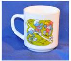 § mug schtroumph foot arcopal france 1991, Verzamelen, Smurfen, Ophalen of Verzenden, Zo goed als nieuw, Verschillende Smurfen