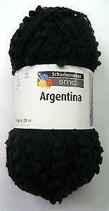 laine Schachenmayr Argentina Noire 100 gr 28 m, Enlèvement ou Envoi, Neuf, Tricot, Aiguille