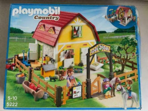 Playmobil 5222 - Ranch avec poneys, Kinderen en Baby's, Speelgoed | Playmobil, Zo goed als nieuw, Complete set, Ophalen of Verzenden