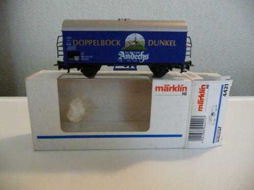 4421 MÄRKLIN–Bierwagen "Doppelbock dunkel"/Wagon biere "Dopp, Hobby en Vrije tijd, Modeltreinen | H0, Nieuw, Wagon, Wisselstroom