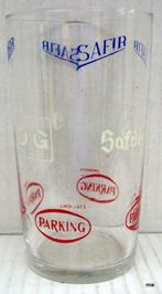 Bier brouwerij glas Aalst De Gheest Parking Safir rood wit, Verzamelen, Ophalen of Verzenden, Zo goed als nieuw, Bierglas