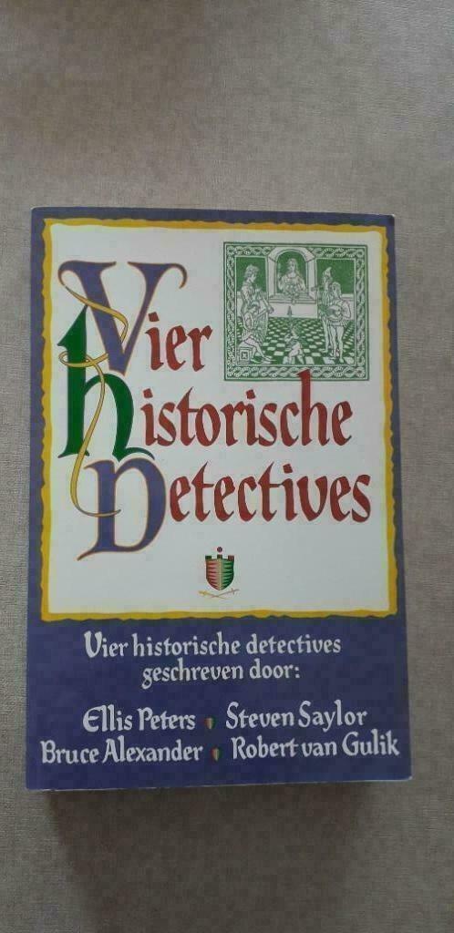 Peters, Saylor, Alexander, e.a.: Vier historische detectives, Boeken, Detectives, Zo goed als nieuw, Ophalen of Verzenden