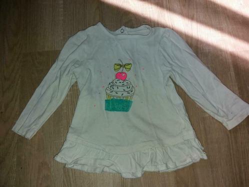 Tunique à volants bébé fille T81, Kinderen en Baby's, Babykleding | Maat 80, Zo goed als nieuw, Meisje, Shirtje of Longsleeve