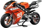 Pocket Bike 49cc Kinder Bike F1 Racing Bike Dirt Bike Oranje, Nieuw, Ophalen of Verzenden