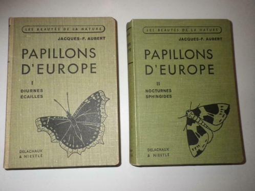Papillons d'Europe I 1 & 2, Aubert Jacques-F. Les beautés de, Livres, Animaux & Animaux domestiques, Utilisé, Autres espèces, Enlèvement
